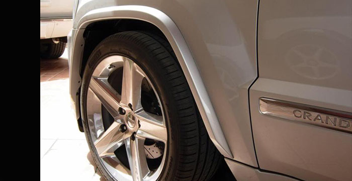 Custom Jeep Grand Cherokee  SUV/SAV/Crossover Fender Flares (2005 - 2010) - $590.00 (Part #JP-010-FF)
